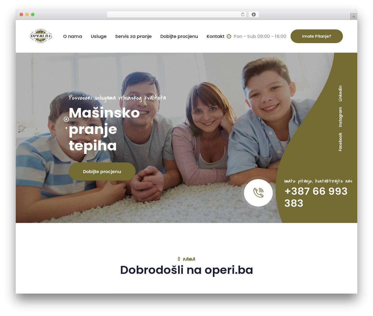 Fouens WordPress theme - operi.ba