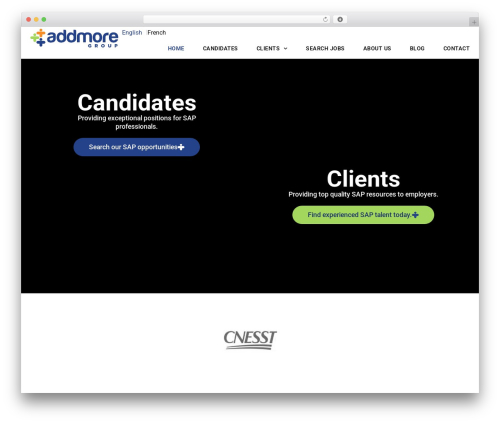 Hello Elementor WordPress theme - addmoregroup.com