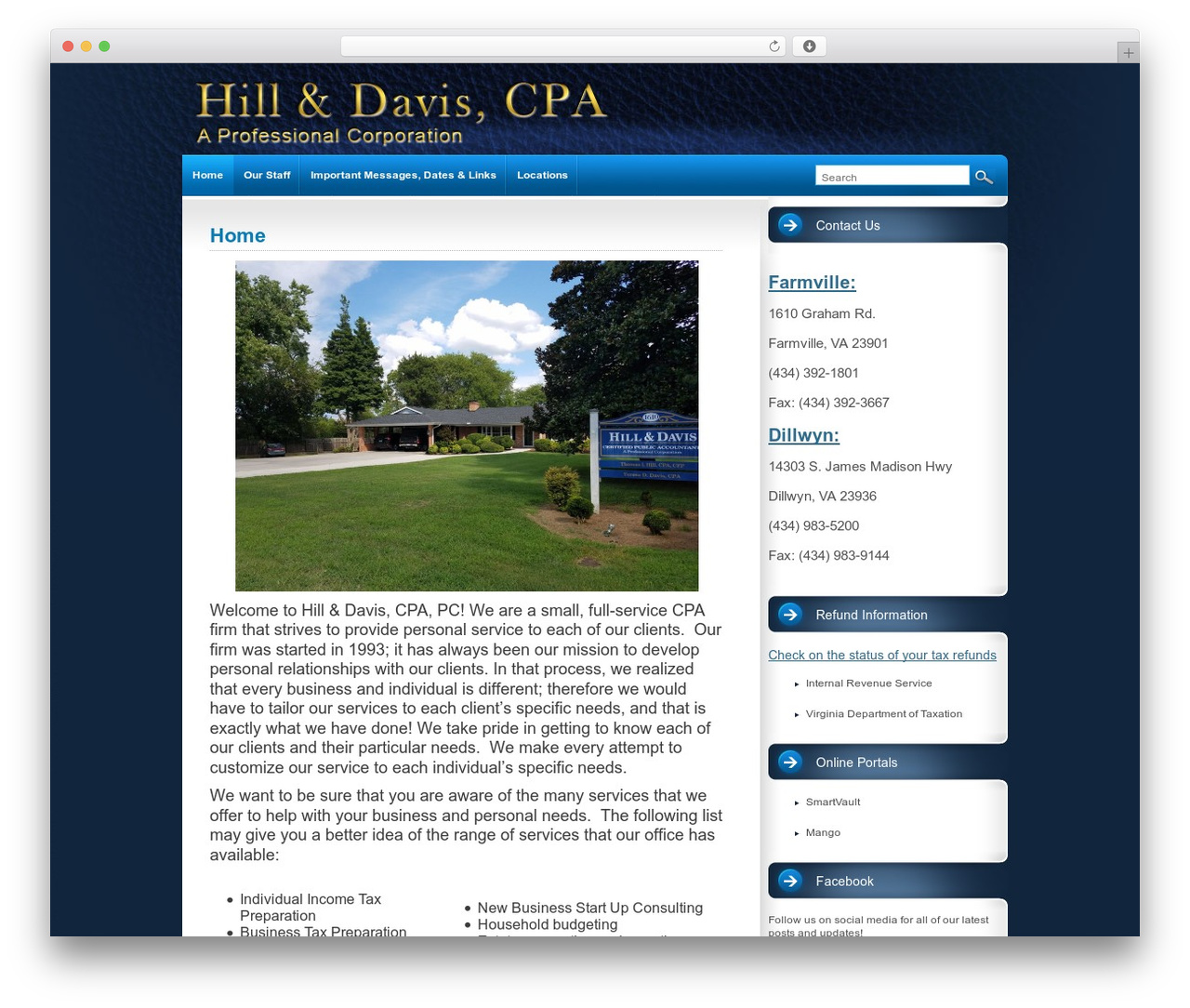intrepidity WordPress theme - hillanddavis.com