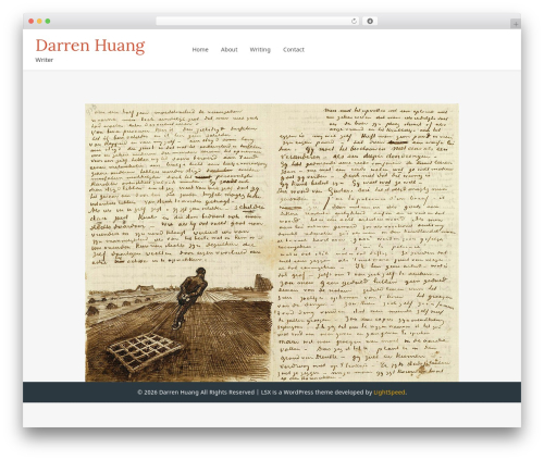 LSX WordPress theme - huangdarren.com