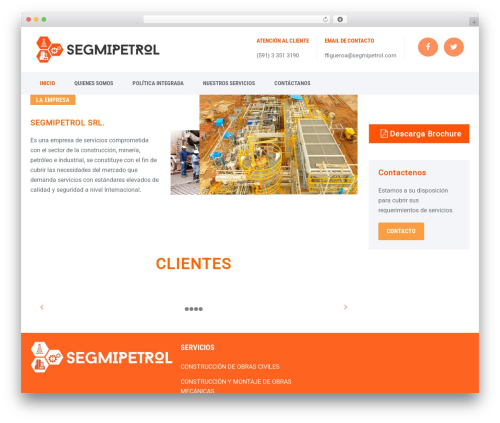 Offshore WordPress theme - segmipetrol.com