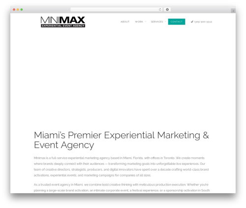 WordPress theme GridStack - minimaxevents.com