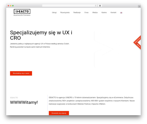 Xamin WordPress ecommerce template - ideacto.pl