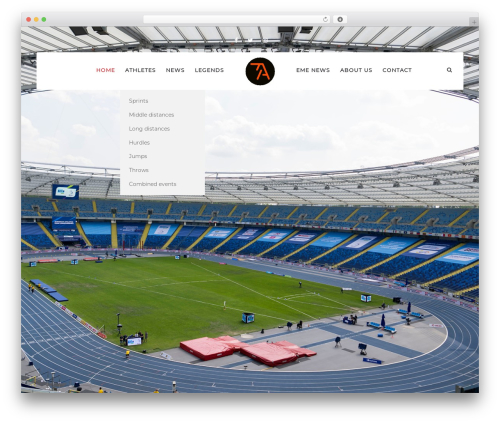 BigSlam WordPress theme - topathletics.org