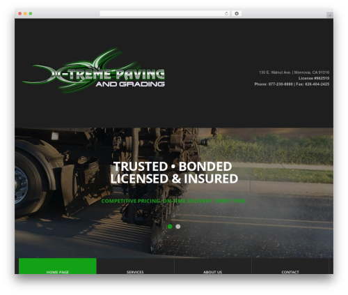 Cherry Framework WordPress theme - xtremepavingandgrading.com