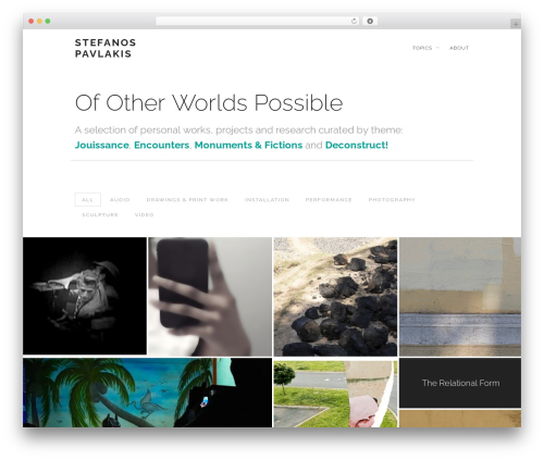 GridStack theme WordPress - stefanos-pavlakis.com