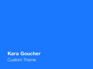 WordPress theme BootstrapWP by Rachel Baker