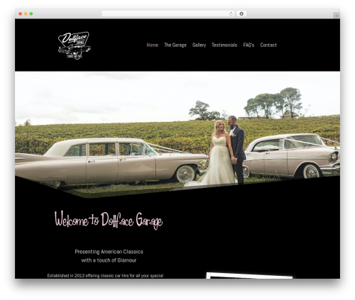 WordPress theme Divi - dollfacegarage.com