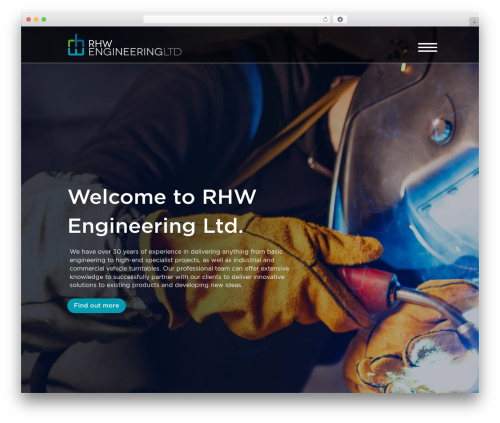 WordPress theme Resolution - rhwengineering.co.uk