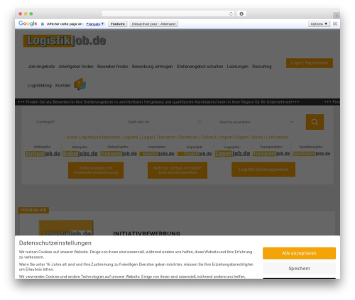 Careerfy theme WordPress - logistikjob.de
