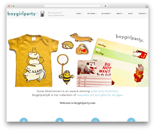 Morello WordPress ecommerce theme - boygirlparty.com