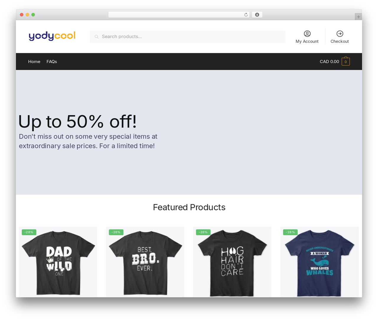 Shoptimizer WordPress store theme - yodycool.com