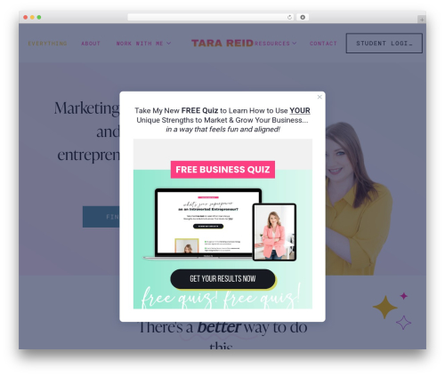 Showit theme WordPress - thetarareid.com