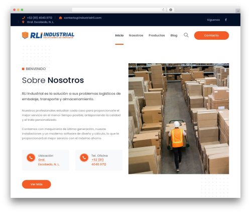 WordPress theme Bauer - industrialrli.com