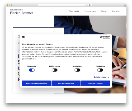 Best WordPress theme Engage - baumer-stb.de