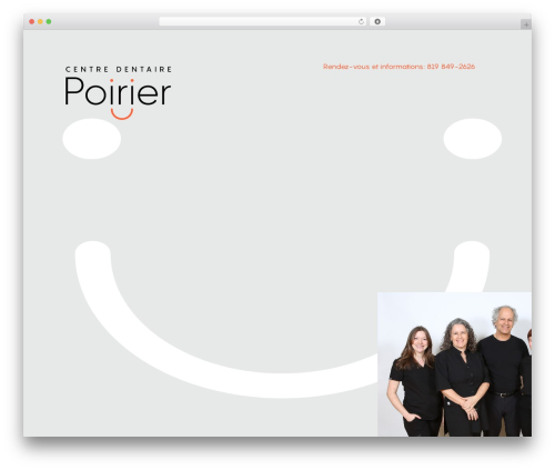Bravad WordPress theme - centredentairepoirier.com