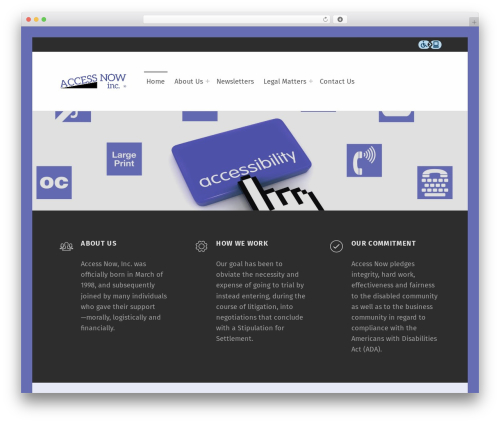 Icelander WordPress theme - accessnowinc.org