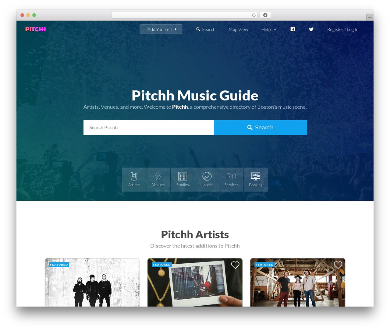 Listable WordPress theme - pitchh.com