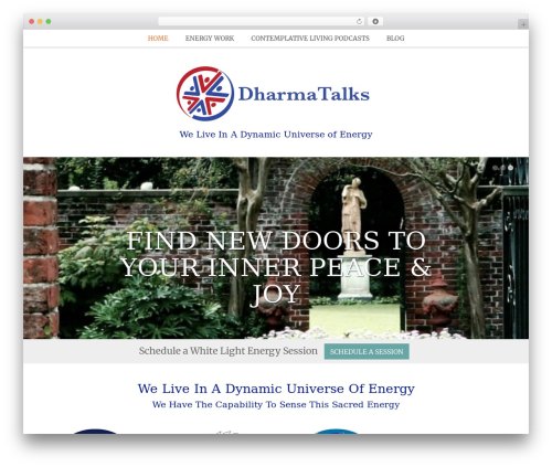 Nectar WordPress blog theme - dharmatalks.com