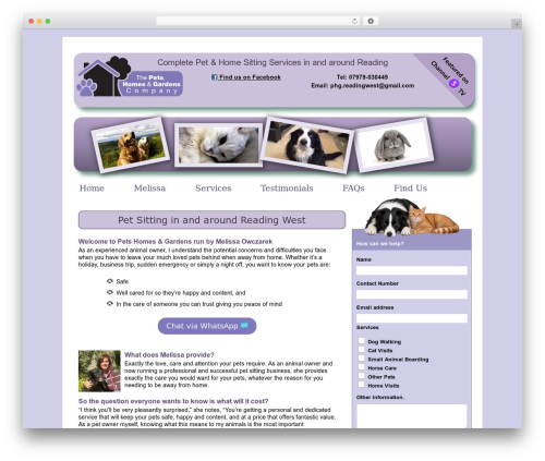 Pet WordPress theme - phg-readingwest.co.uk