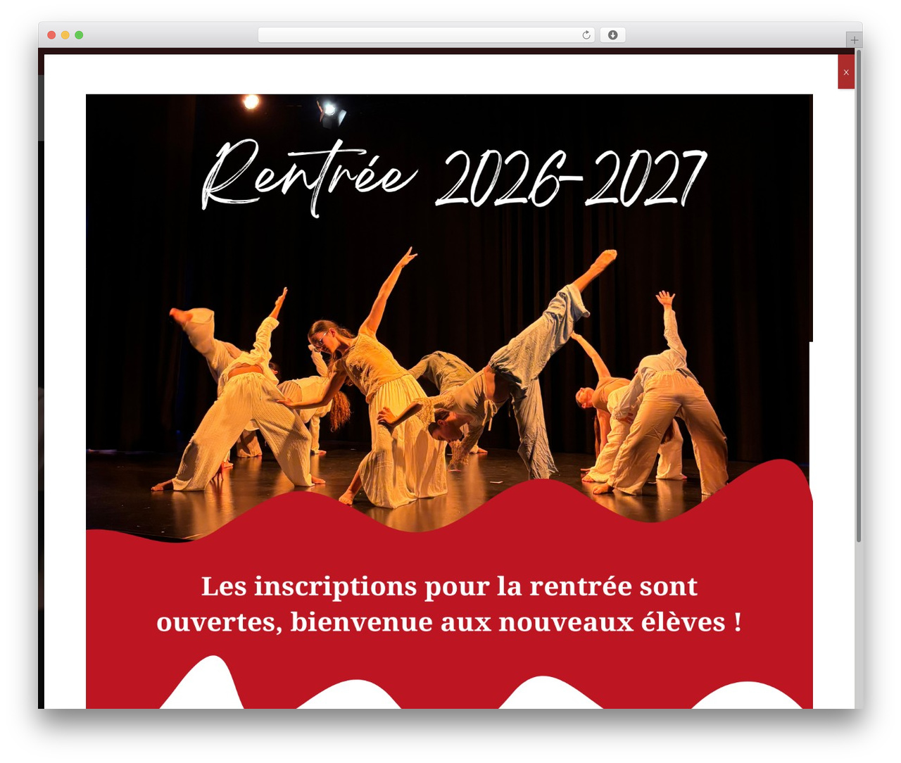 Theme WordPress Arabesque Child - ecoledansehelia.ch