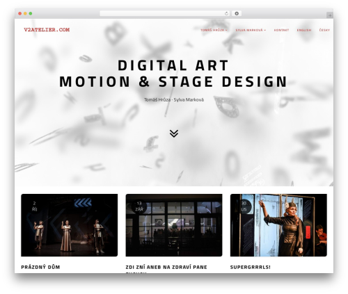 Theme WordPress Teletype - v2atelier.com