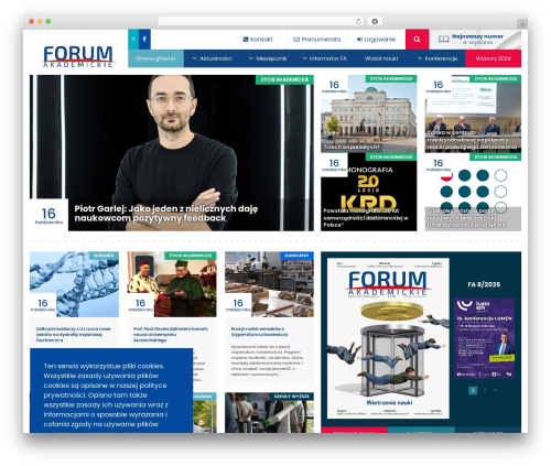 WordPress theme RSO Theme - forumakademickie.pl