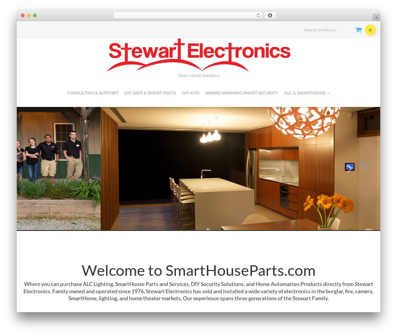 Cherry Framework WordPress theme - smarthouseparts.com