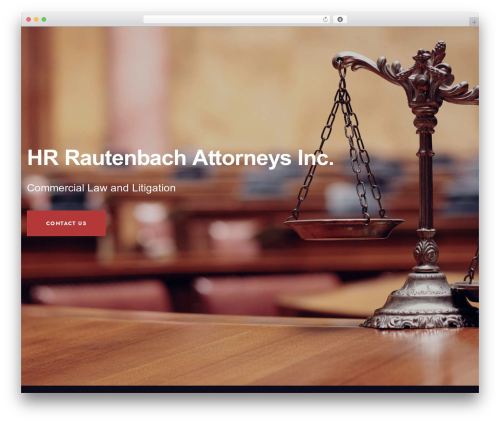 Formula WordPress theme - rautenbach.legal