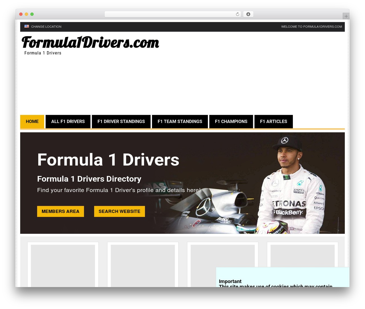 Responsive Directory Theme theme WordPress - formula1drivers.com Responsive Directory Theme theme WordPress - formula1drivers.com