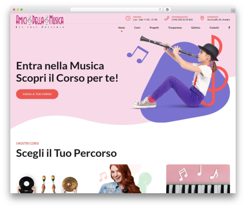 Tabula WordPress theme - amicidellamusicalecce.it