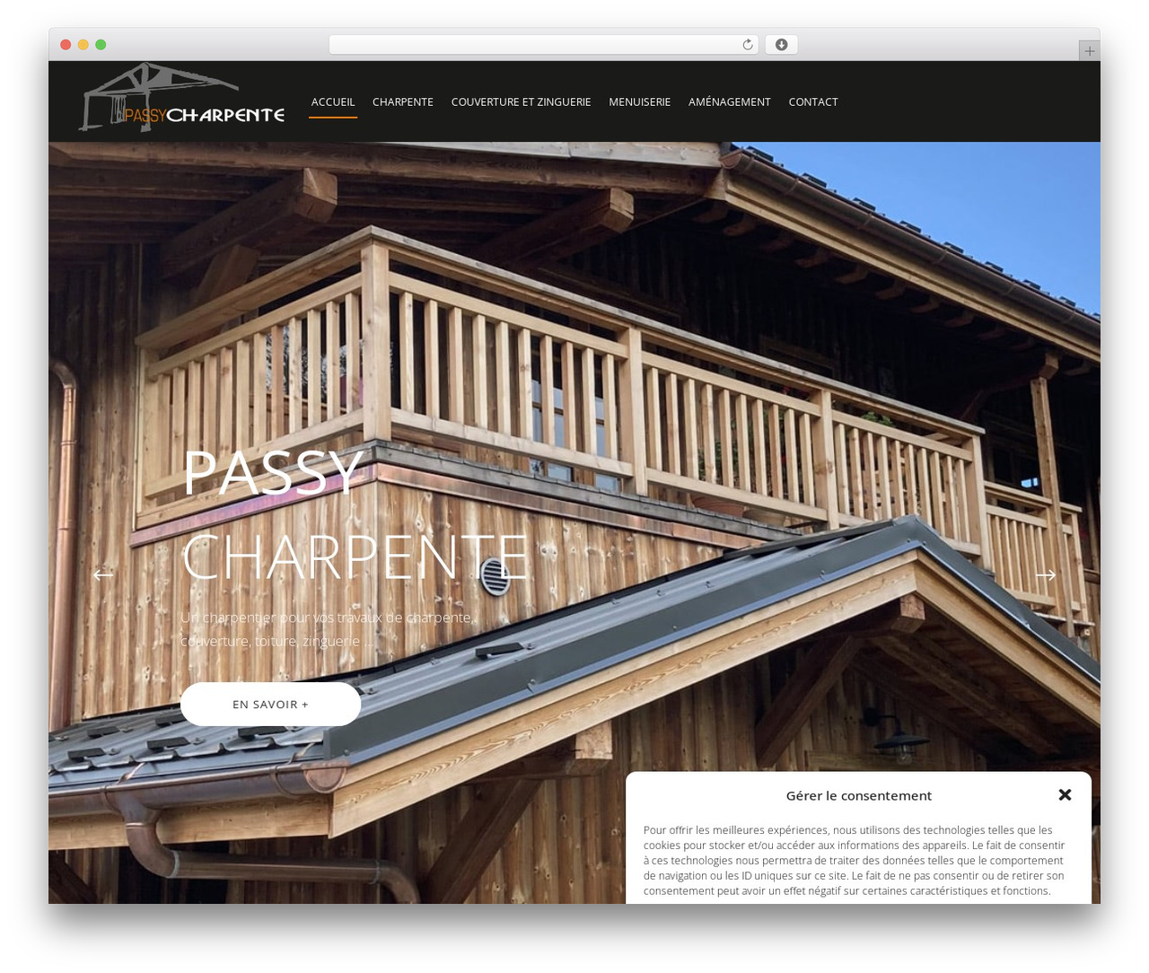 Theme WordPress Woly - passy-charpente.com