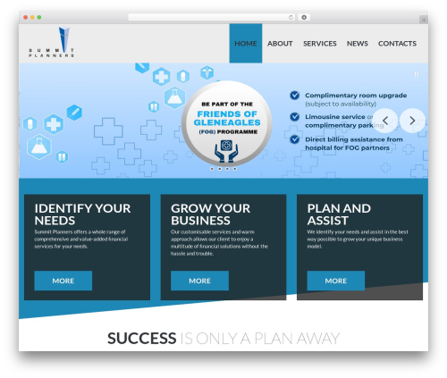 WordPress theme Cherry Framework - summitplanners.com
