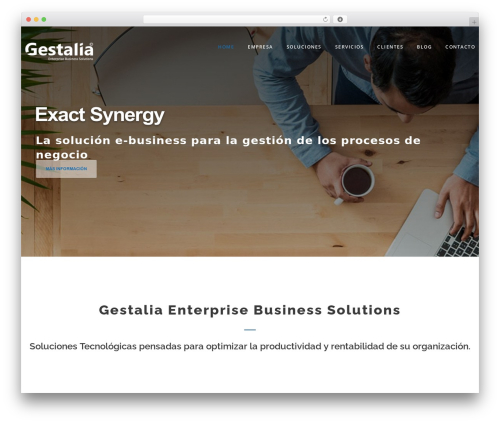 WordPress theme DP Blend - gestalia.es