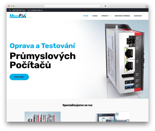 Radiantthemes mega menu WordPress plugin - microfix.cz