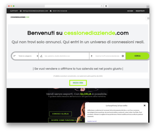 Classiera helper WordPress plugin - cessionediaziende.com