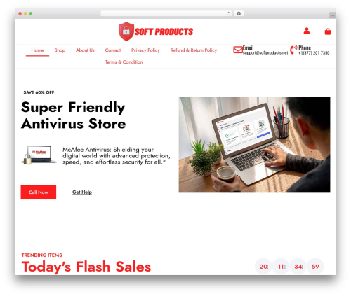 Electio WordPress theme - softproducts.net