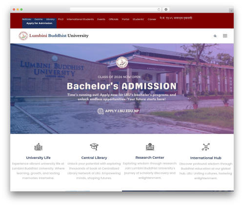 Kingster best WordPress theme - lbu.edu.np