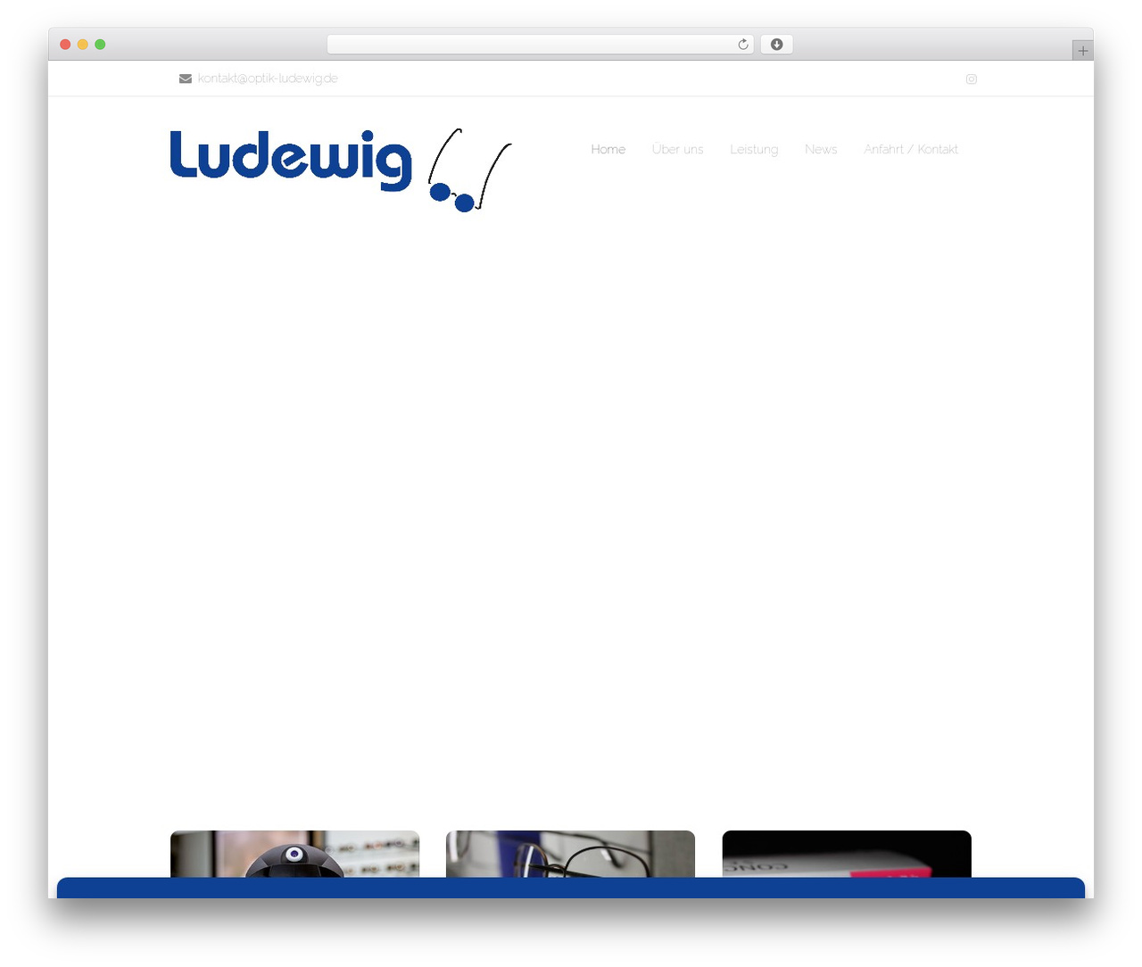 Optometry WordPress theme - optik-ludewig.de