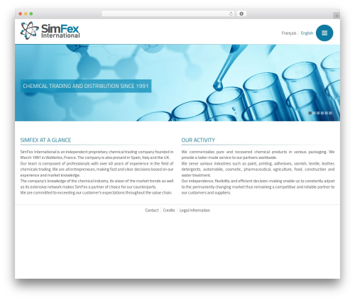 SIMFLEX WordPress theme - simfexint.com