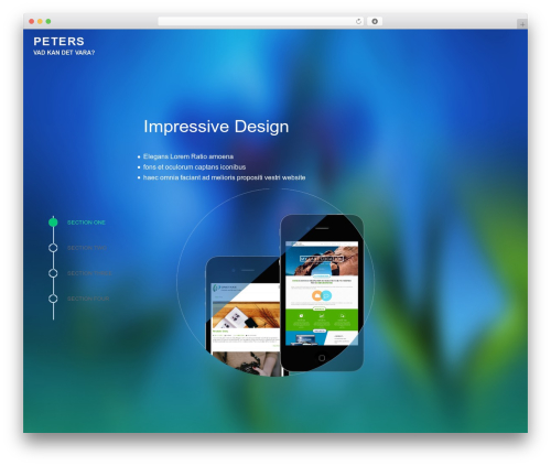 SinglePage WordPress theme - ringstroem.com