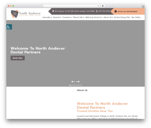 Theme WordPress Theme43 - northandoverdentalpartners.com