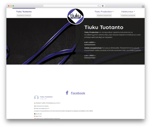 WordPress theme Lunki E17 - tiukutuotanto.fi