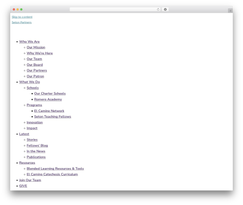 WordPress theme OceanWP - setonpartners.org