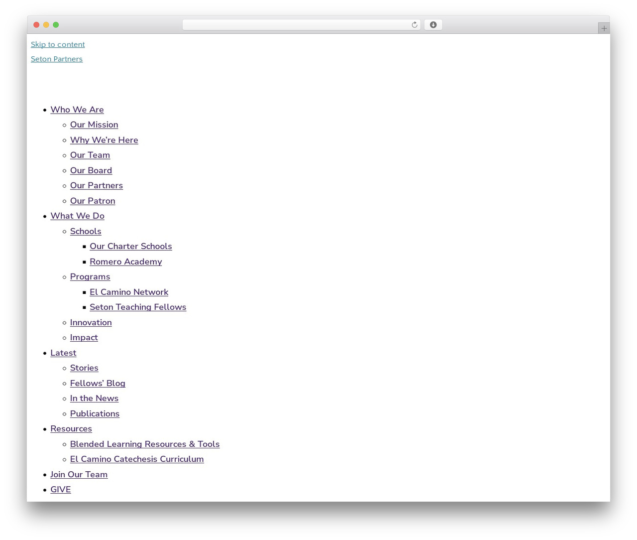 WordPress theme OceanWP - setonpartners.org