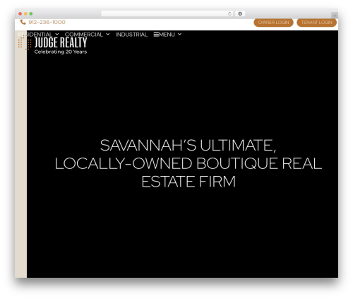 WordPress theme Total - judgerealty.com