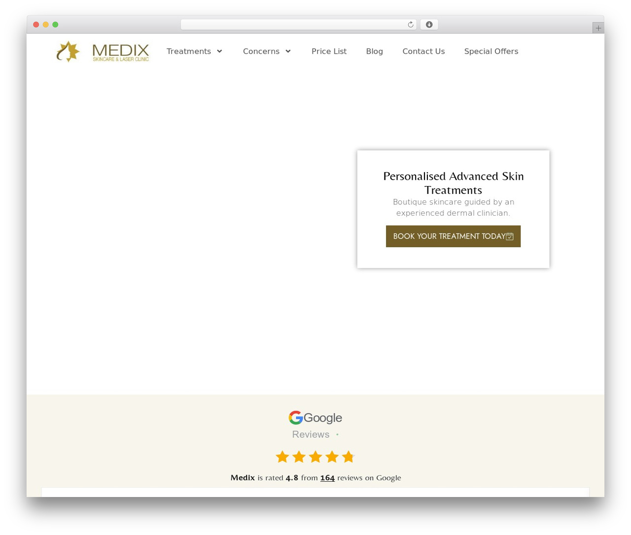 WP theme Hello Elementor - medixskincare.com.au