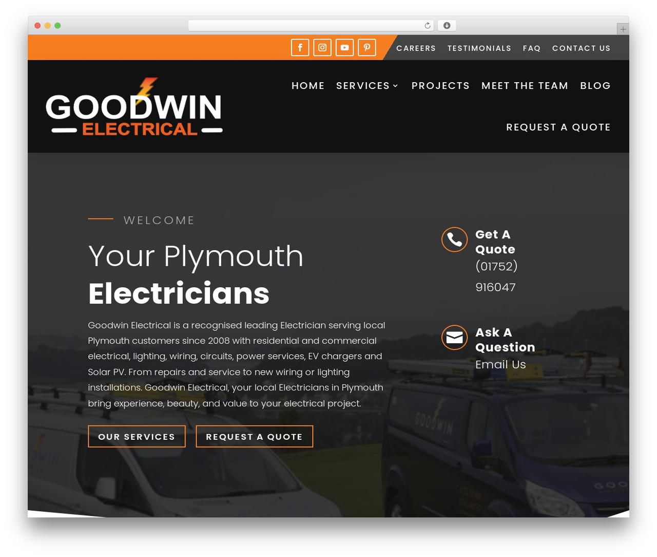 Divi WordPress theme - goodwinelectrical.com Divi WordPress theme - goodwinelectrical.com