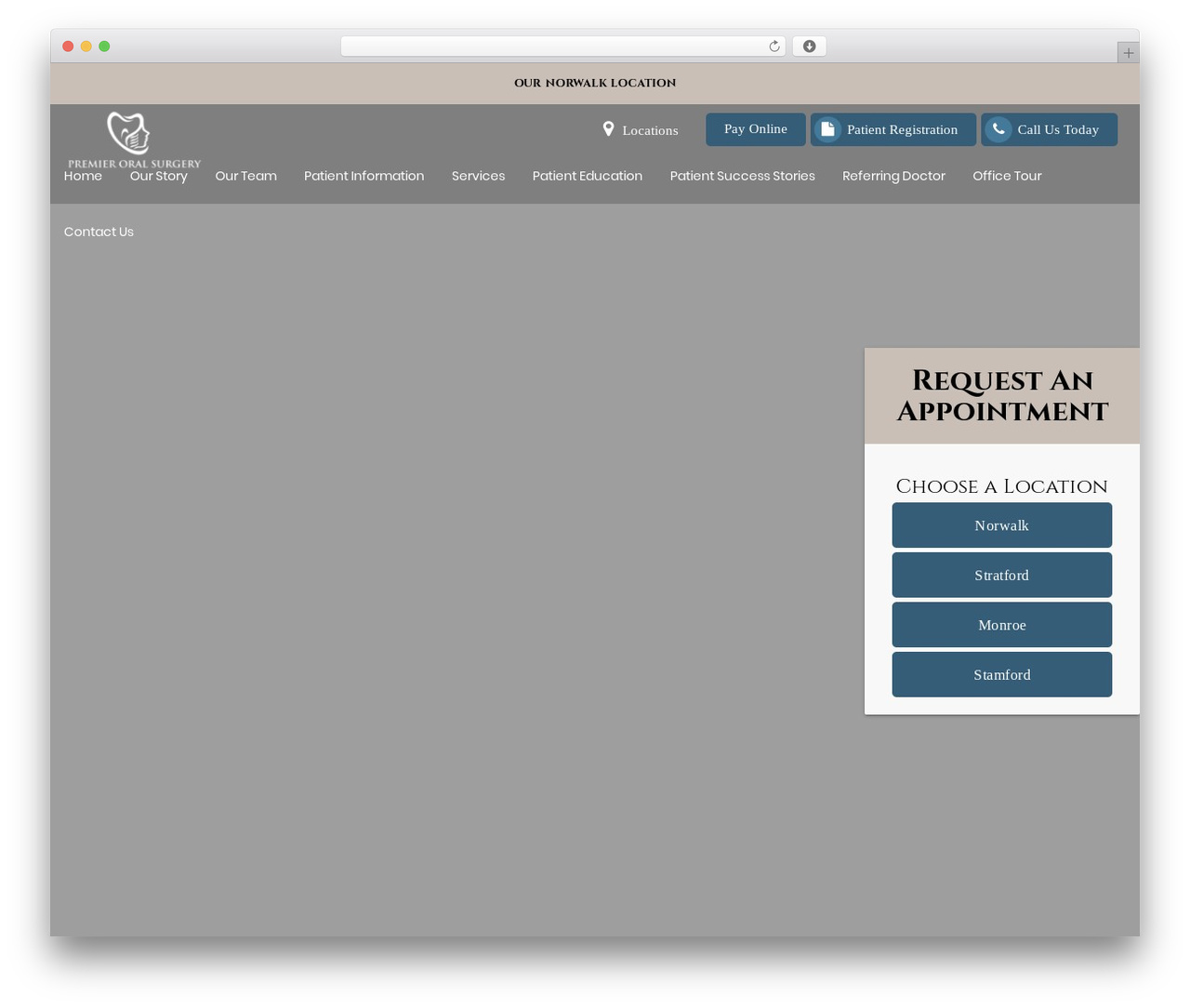 DoctorGenius Framework WordPress theme - premieroralsurgeryct.com