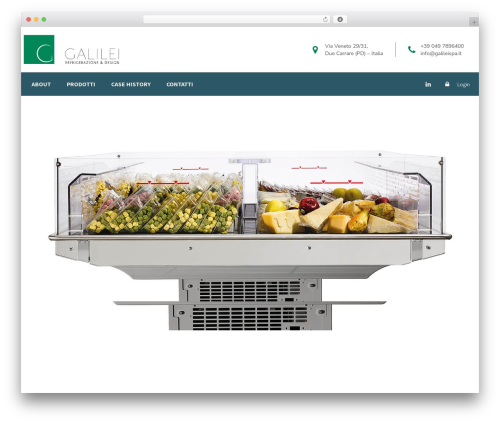 Galilei theme WordPress - galileispa.com